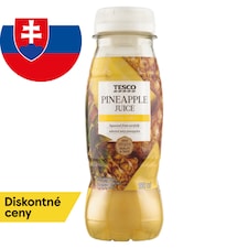 Tesco 100% ananásová šťava lisovaná za studena 180 ml