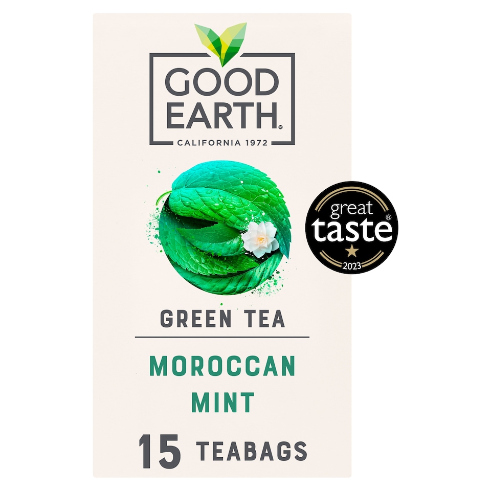 image 1 of Good Earth Green Tea Moroccan Mint 15 Tea Bags 27g