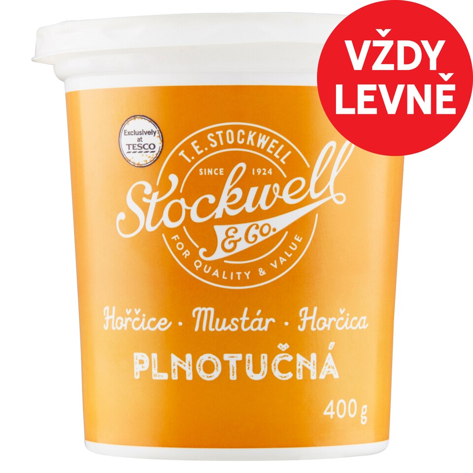 Stockwell & Co. Full Fat Mustard 400g