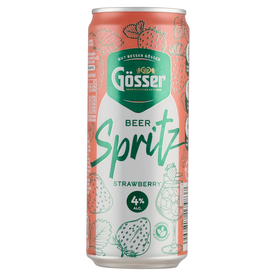 Gösser Spritz eperízű alkoholos sörital 4% 330 ml 1. kép