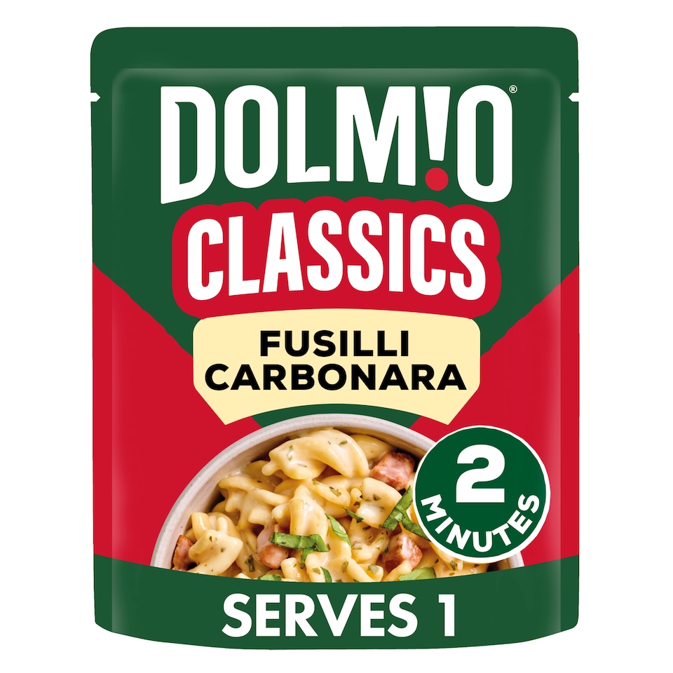 image 1 of Dolmio Classics Carbonara Fusilli Pasta Ready Meal 250g
