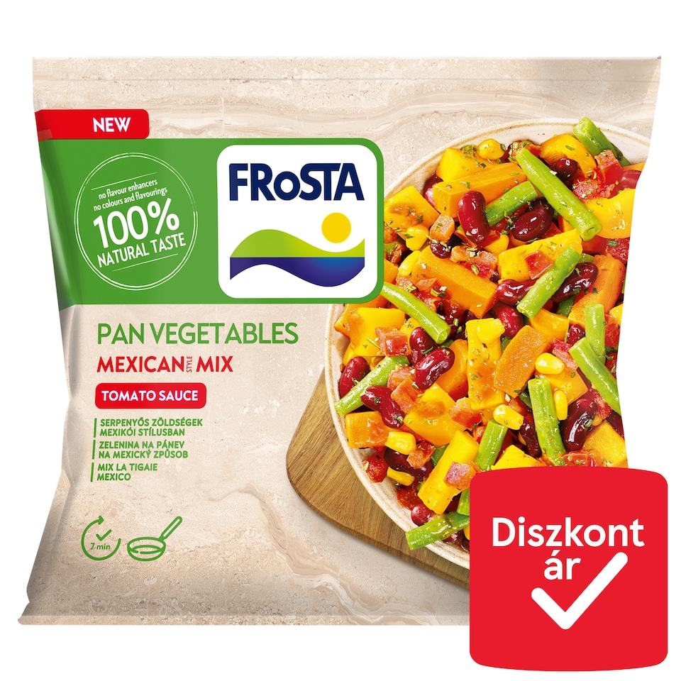 FRoSTA gyorsfagyasztott serpenyős zöldségek mexikói stílusban 400 g