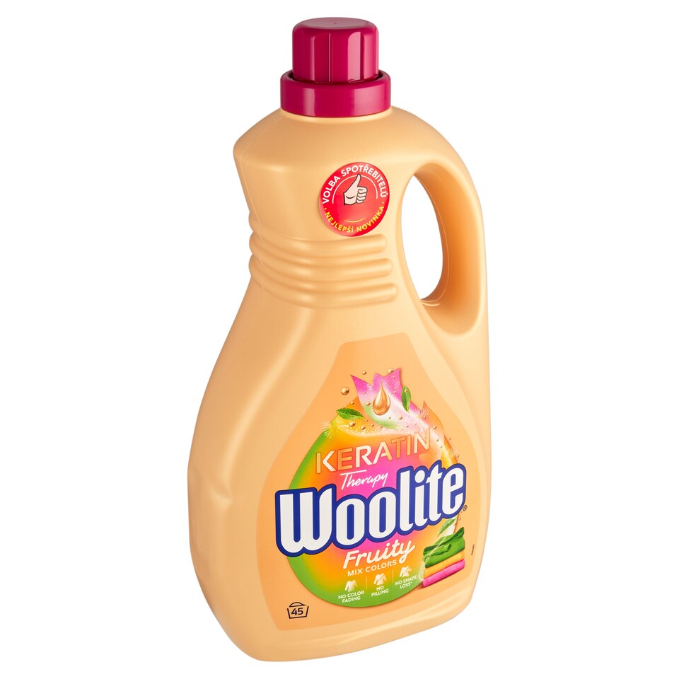 Obrázek 1 pro produkt Woolite Keratin Therapy Fruity tekutý prací přípravek s keratinem 45 praní 2,7l