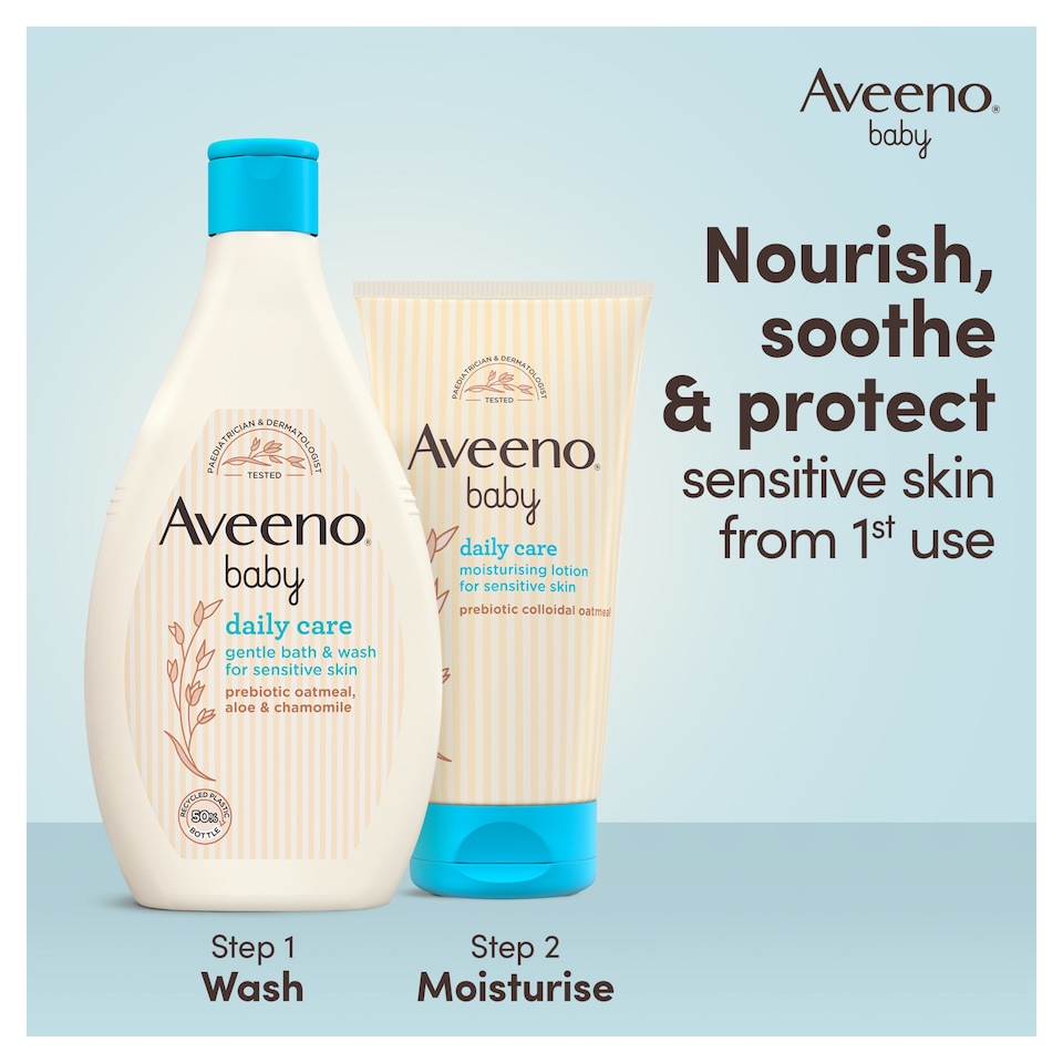 image 1 of Aveeno Baby Daily Care Moisturising Lotion For Sensitive Skin 150ml