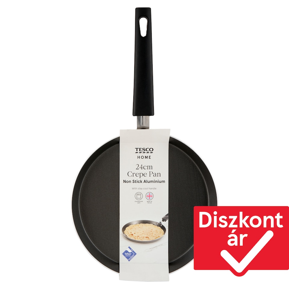Tesco Home alumínium palacsintasütő 24 cm  1. kép