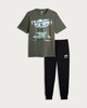image 4 of VW Volkswagen Camper Van Pure Cotton Pyjamas in Green
