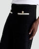 image 2 of F&F Boucle Textured Wide Leg Button Co-ord Trousers in Black