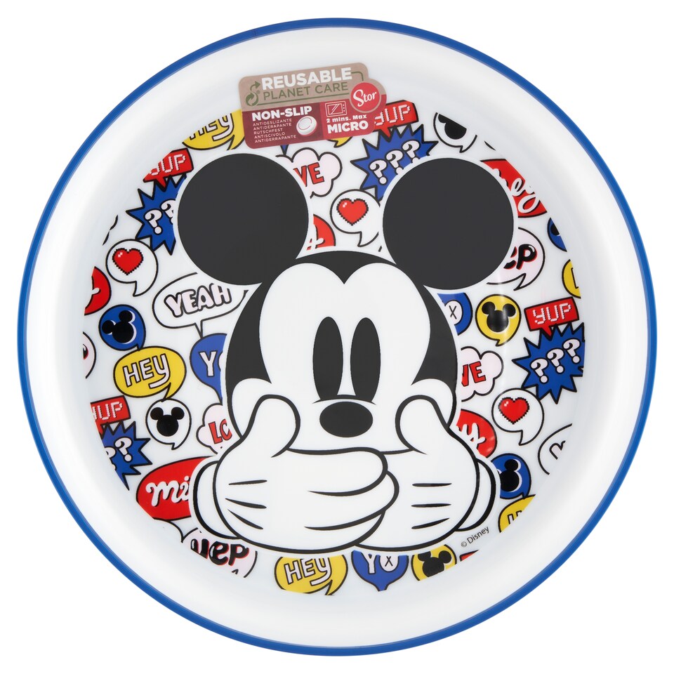 Stor Non Slip Bicolor Premium talíř Mickey It's a Mickey Thing