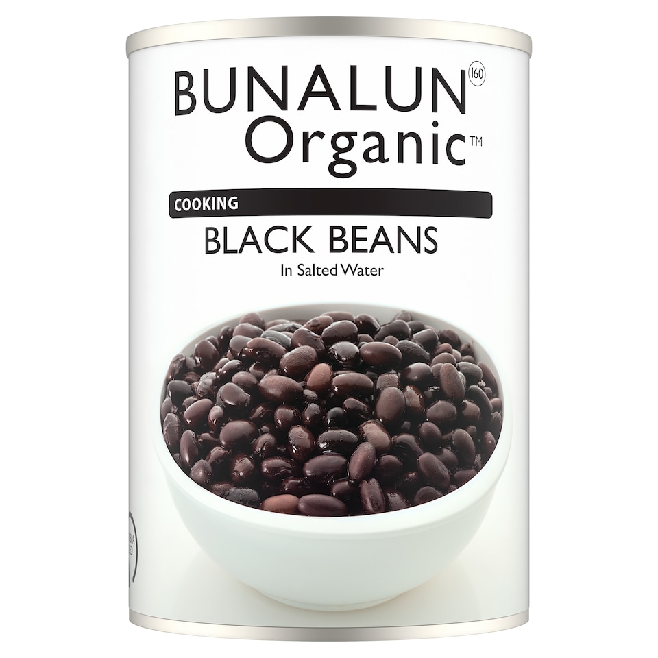 Bunalun Organic Black Beans 400g
