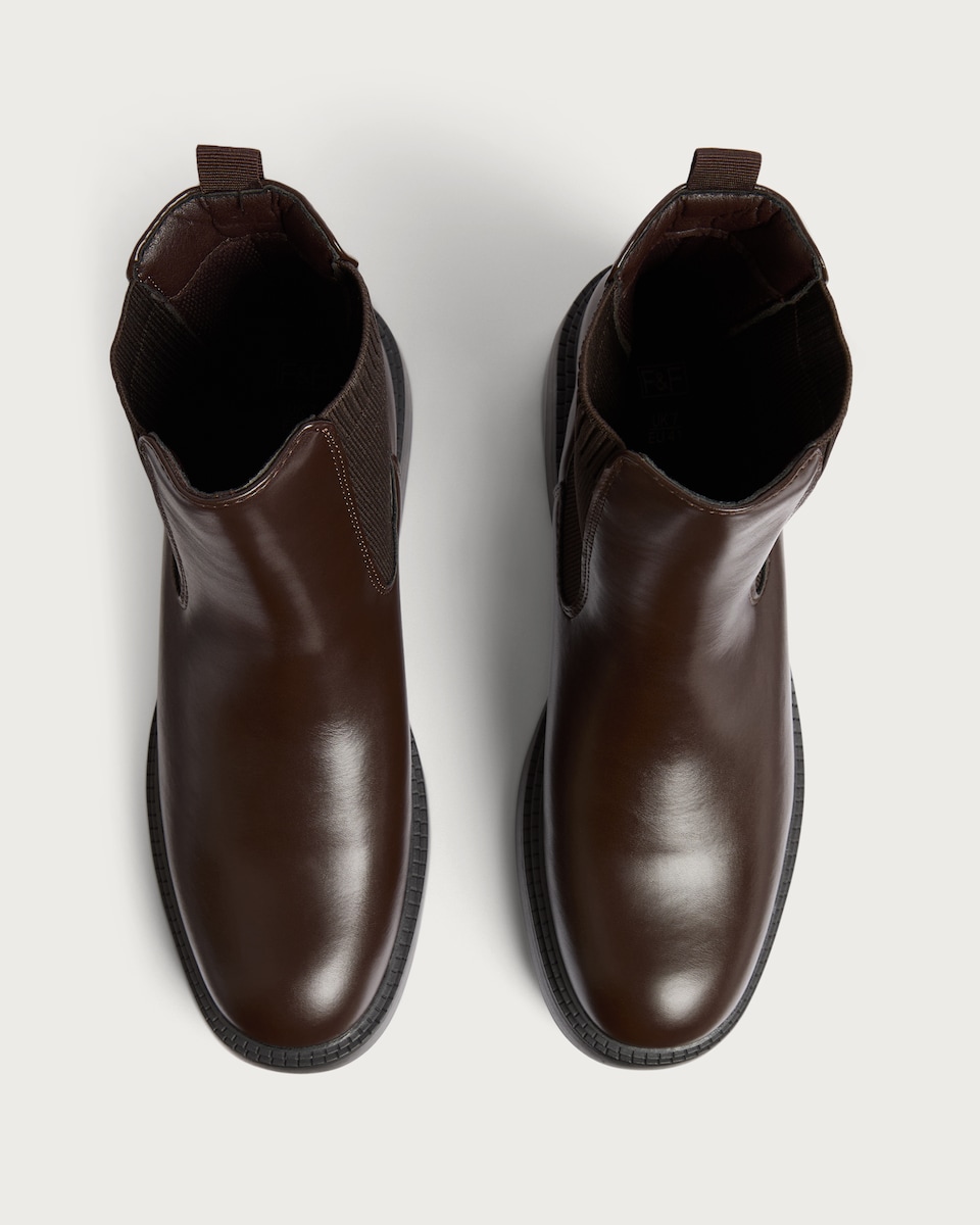 image 1 of F&F Chelsea Ankle Boots in Brown