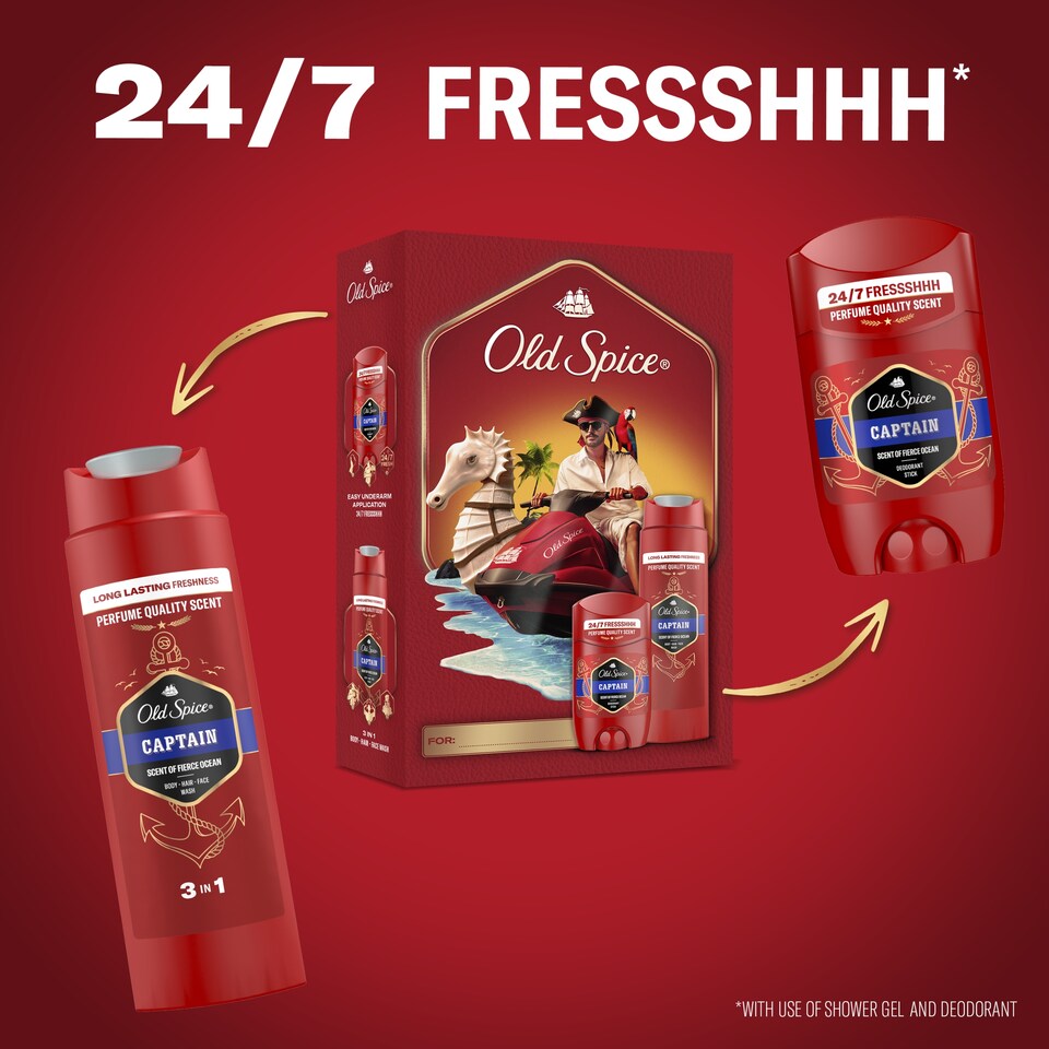 image 1 of Old Spice The Captain Gift Set