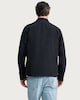 image 3 of F&F Cotton Rich Zip Up Shirt in Black