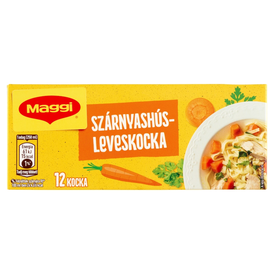 Maggi szárnyashúsleves-kocka 12 db 120 g  1. kép