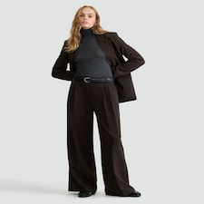F&F Super Wide Leg Trousers in Multi