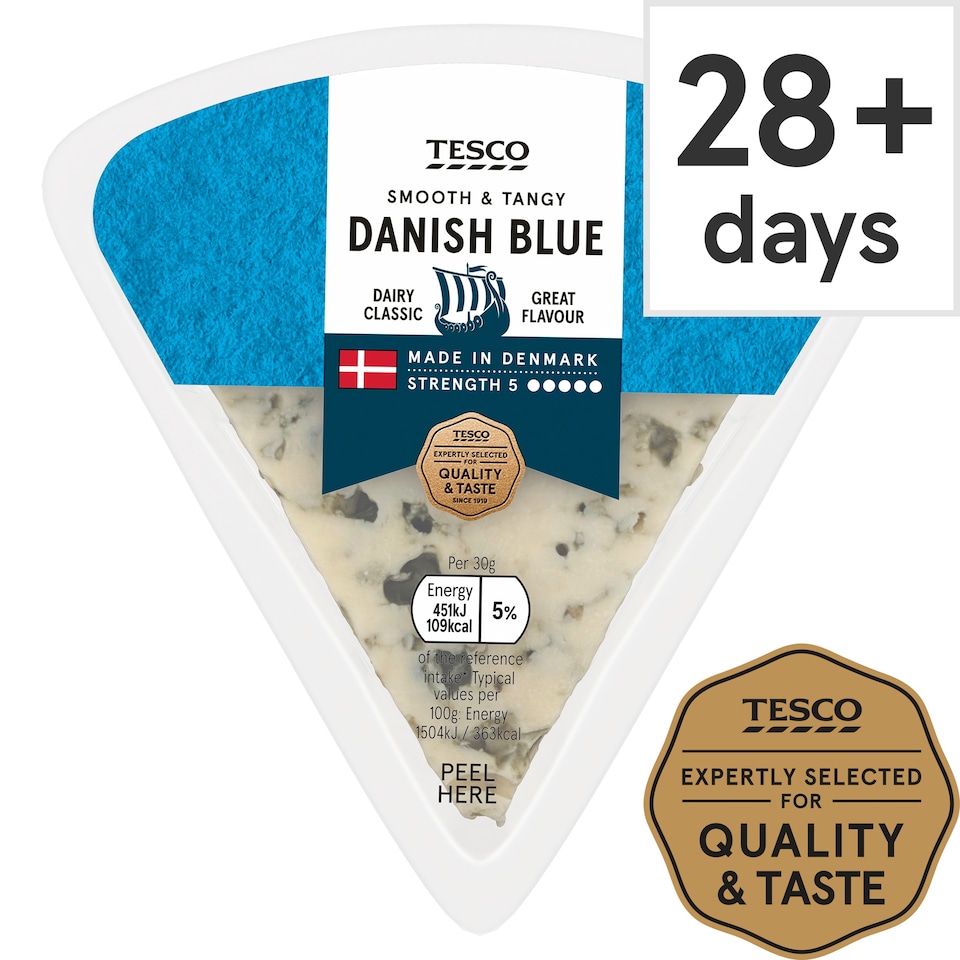Tesco Danish Blue Cheese 150 G
