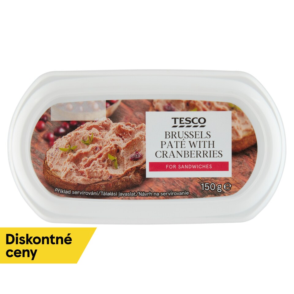 Tesco Brussels Paté with Cranberries 150 g