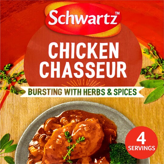 Schwartz Chicken Chasseur Casserole Mix40g Tesco Groceries