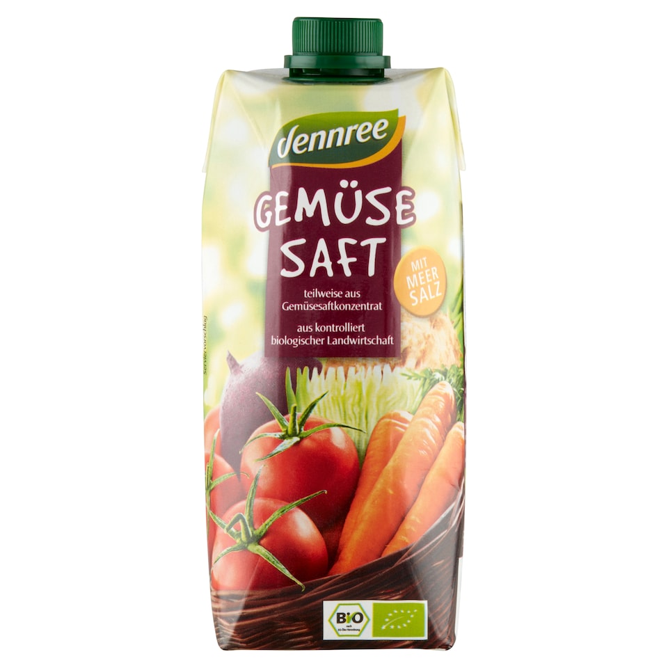 Dennree bio zöldséglé 500 ml  1. kép