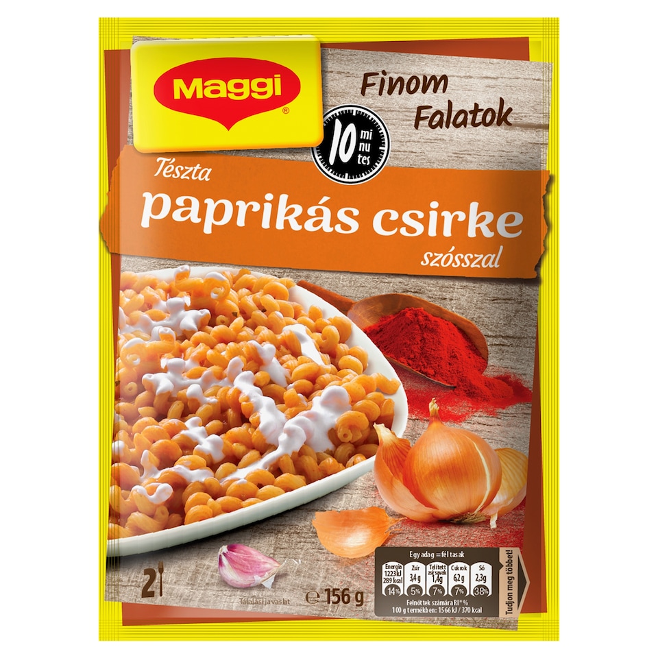 Maggi Finom Falatok tészta paprikás csirke szósszal 156 g