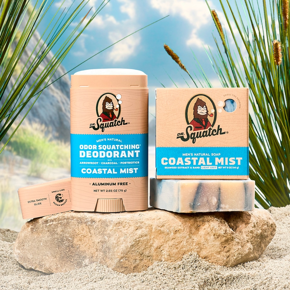 image 1 of DR. Squatch Natural Stick Deodorant Coastal Mist 75g