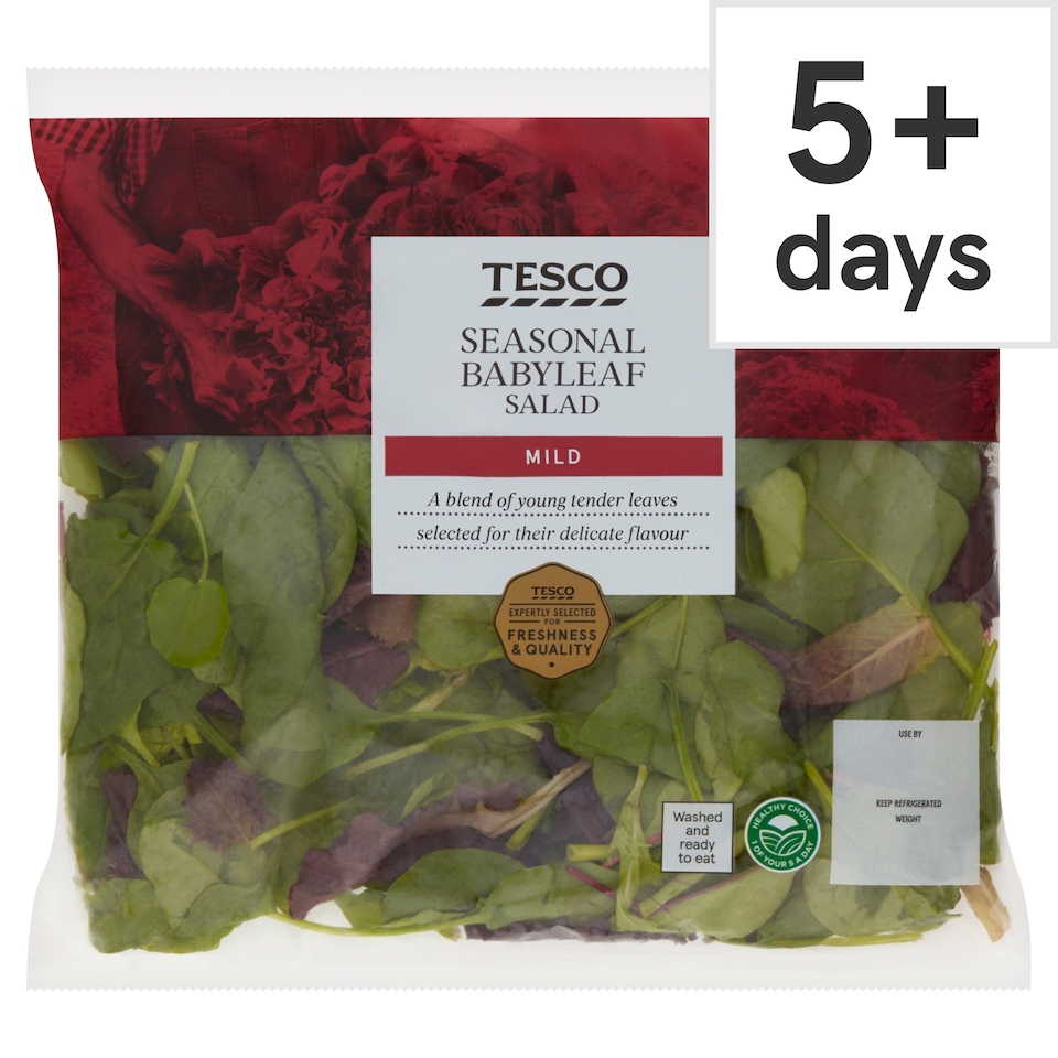 image 1 of Tesco Seasonal Baby Leaf 100G