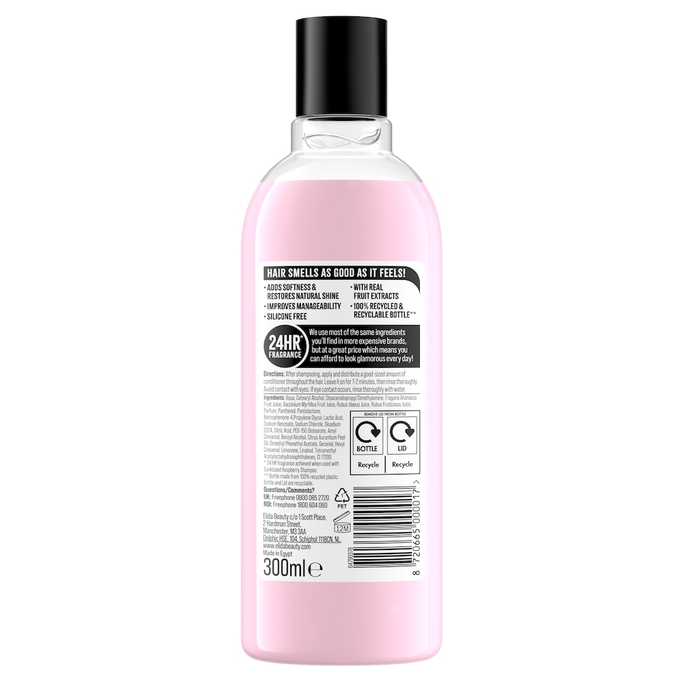 image 1 of Alberto Balsam Sunkissed Raspberry Conditioner 300Ml
