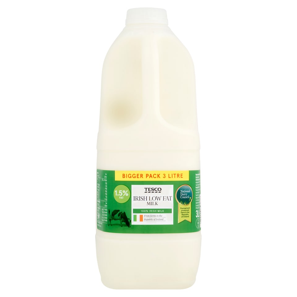 Tesco Low Fat Milk 3L