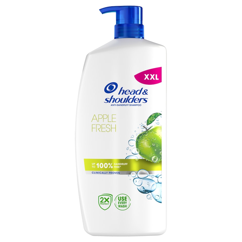 image 1 of Head & Shoulders Apple Fresh Anti Dandruff Shampoo 800ml Pump for Daily Use