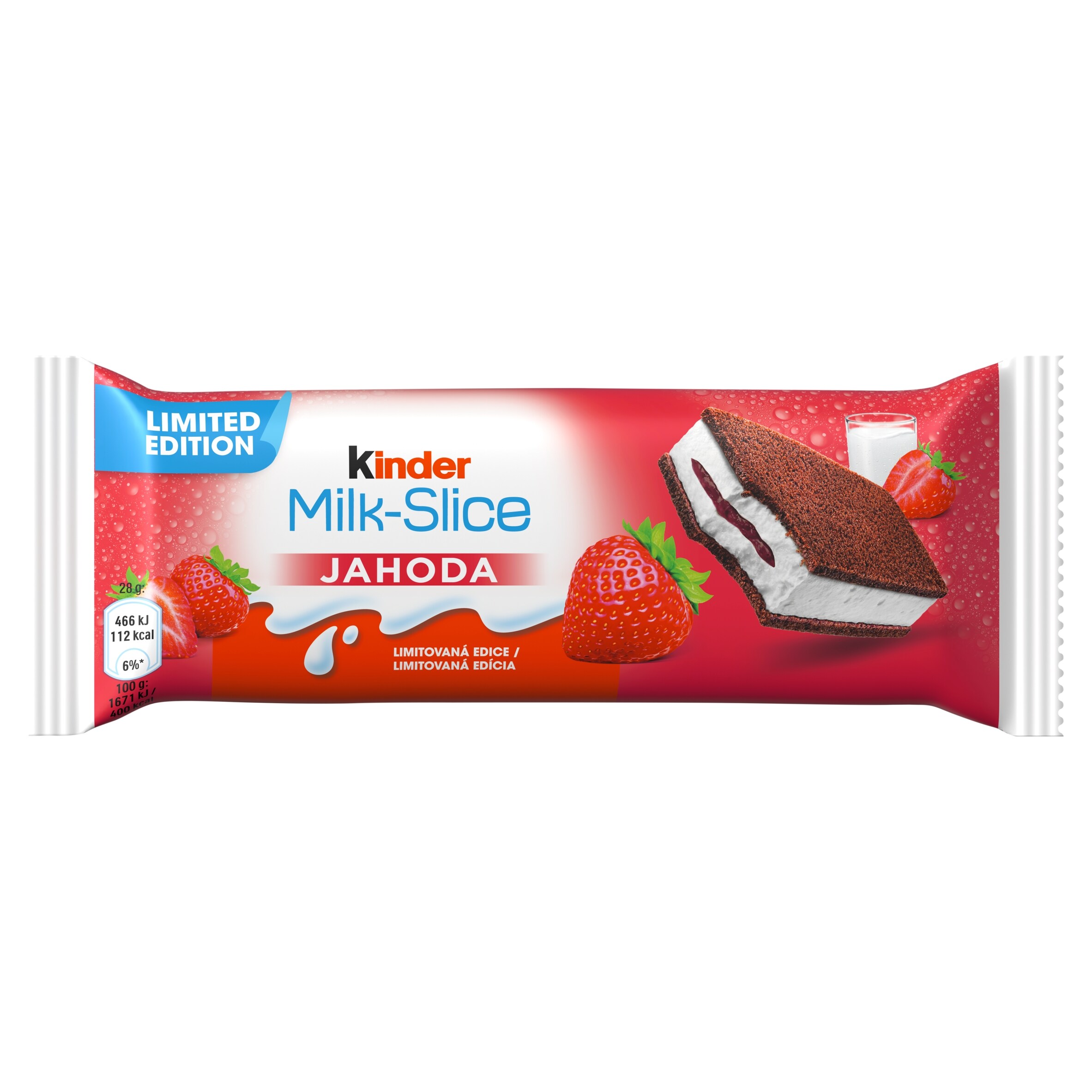 Kinder Milk-Slice Strawberry 28 g - Tesco Groceries