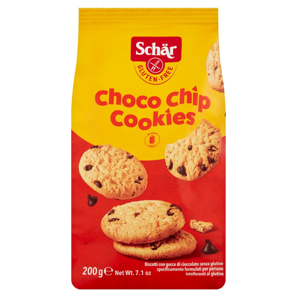 image 1 of Schär Gluten-Free Choco Chip Cookies 200 g