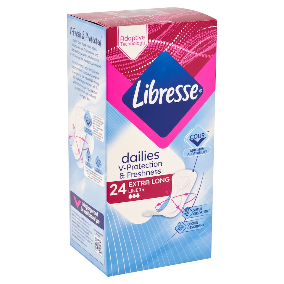 Libresse Dailies Fresh Extra Long tisztasági betét 24 db  1. kép
