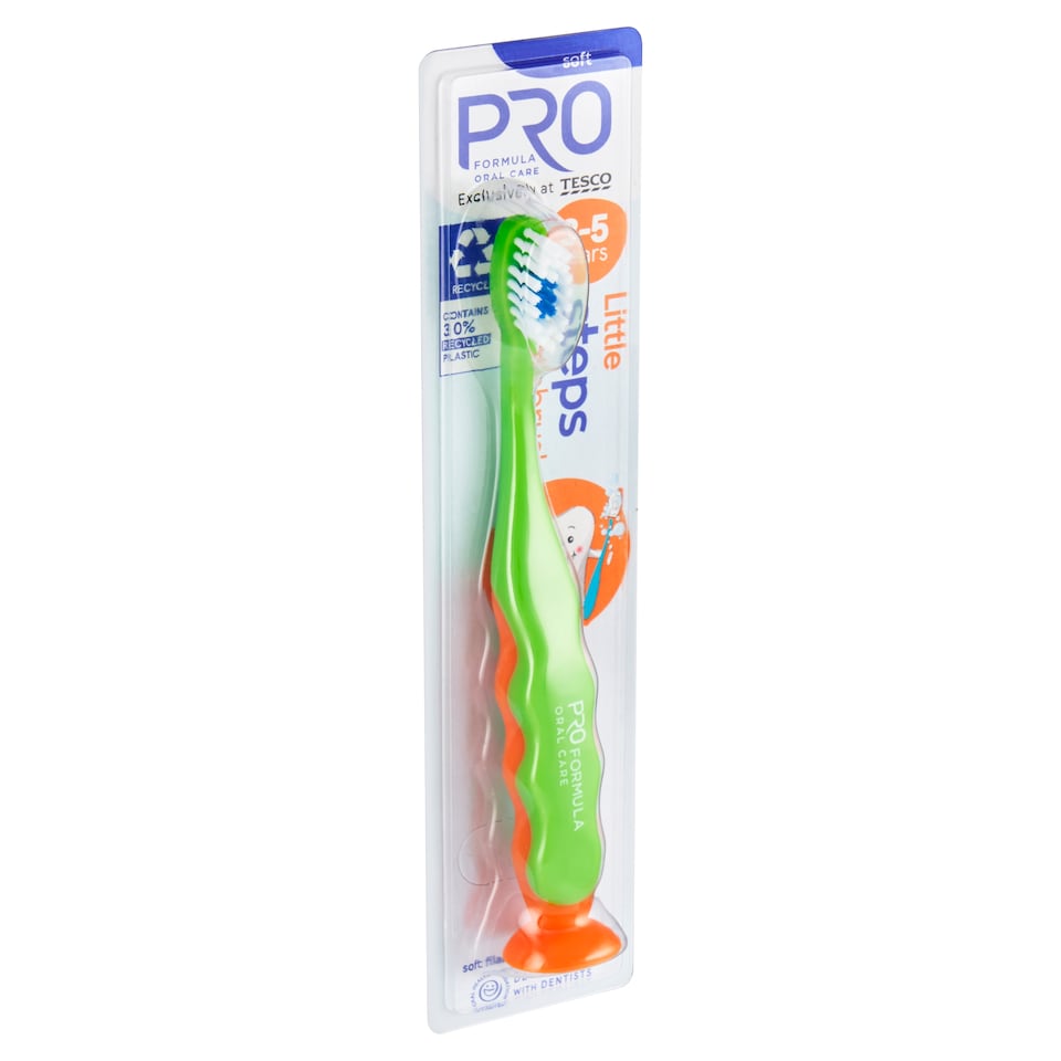 image 1 of Tesco Pro Formula Oral Care Little Steps Toothbrush for Children 3-5 years