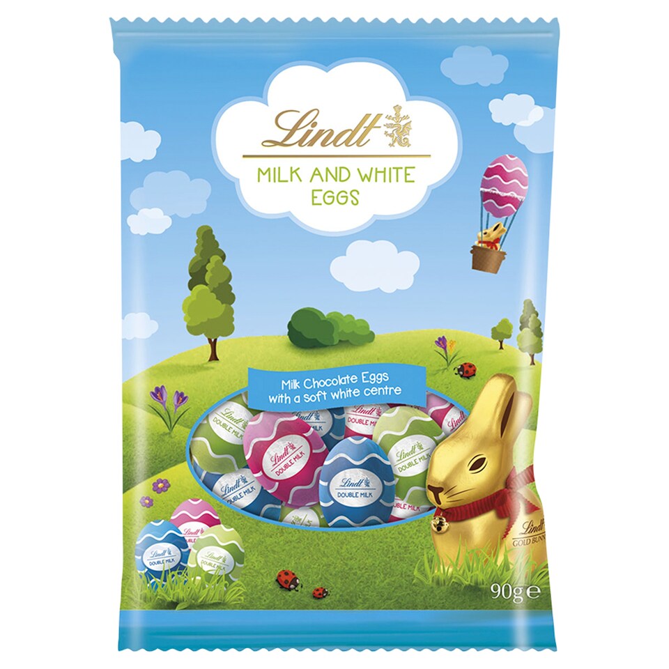 Lindt Plnená mliečna čokoláda s dvojitým mliečnym krémom 90 g