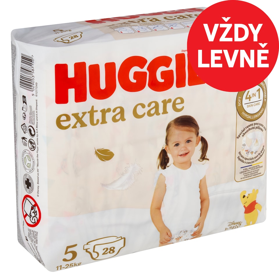 Huggies Extra Care Diapers Size 5 Children 11-25kg 28 pcs