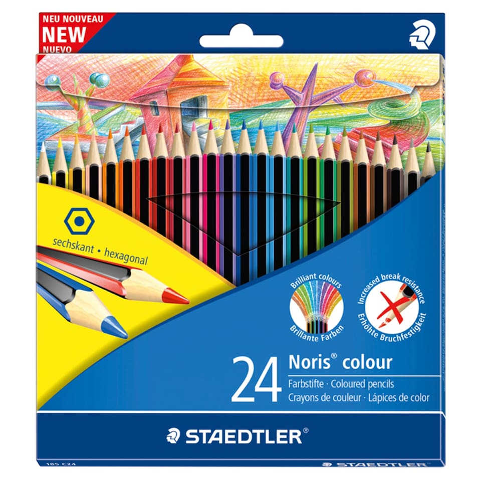 Staedtler Noris Stationery Colouring Pencils 24 Pack