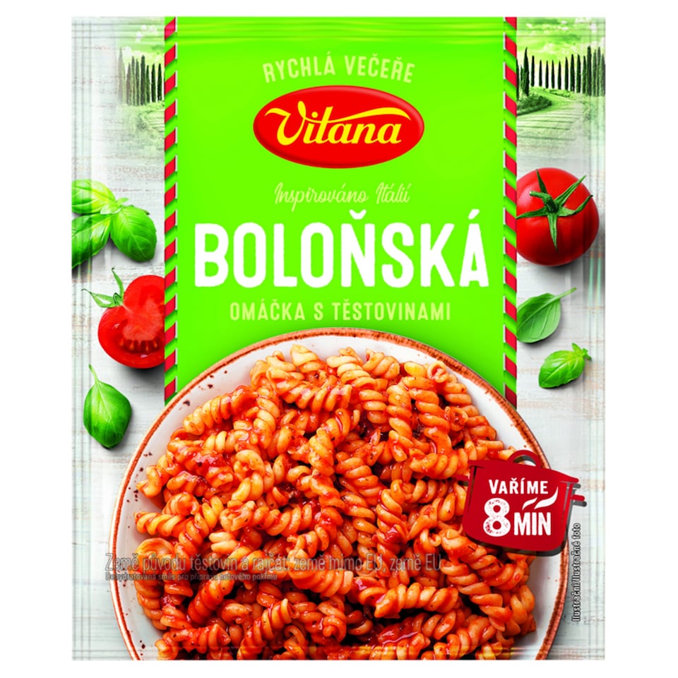 Vitana Rychlá večeře Boloňská omáčka s těstovinami 154g