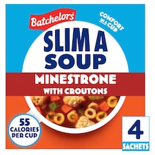 Batchelors Slim a Soup Minestrone with Croutons 4 Sachets 61g