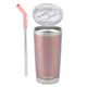 image 1 of Smash Pink Ombre stainless Steel Smoothie & Coffee Tumbler 540ML