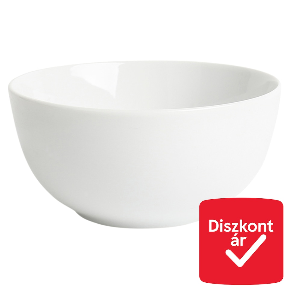 Tesco Core White Cereal Bowl