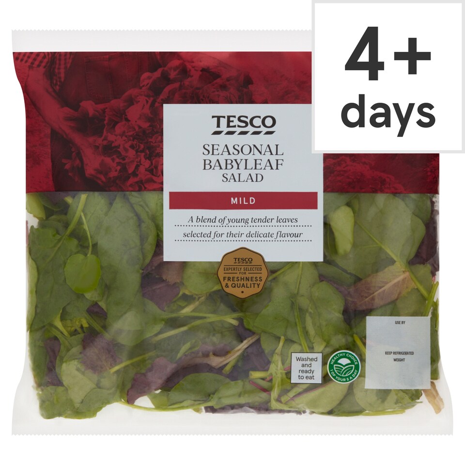 image 1 of Tesco Seasonal Baby Leaf 100G