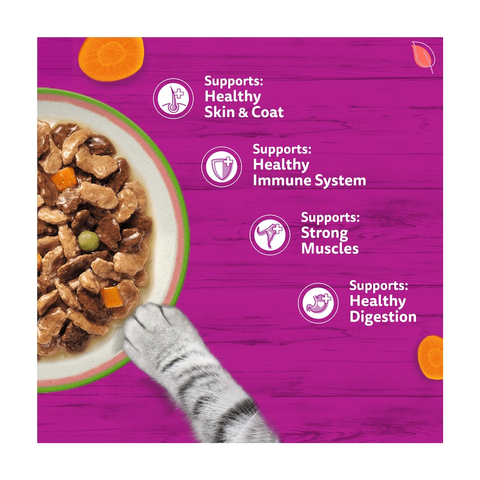 image 1 of Whiskas Tasty Mix Chef's Choice Cat Food Pouches Gravy 40x85g