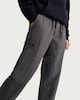 image 2 of 9 Peaks Elasticated Cargo Trousers in Grey