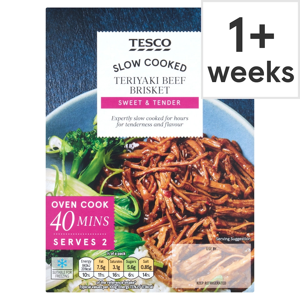 Tesco Teriyaki Beef Brisket 370g