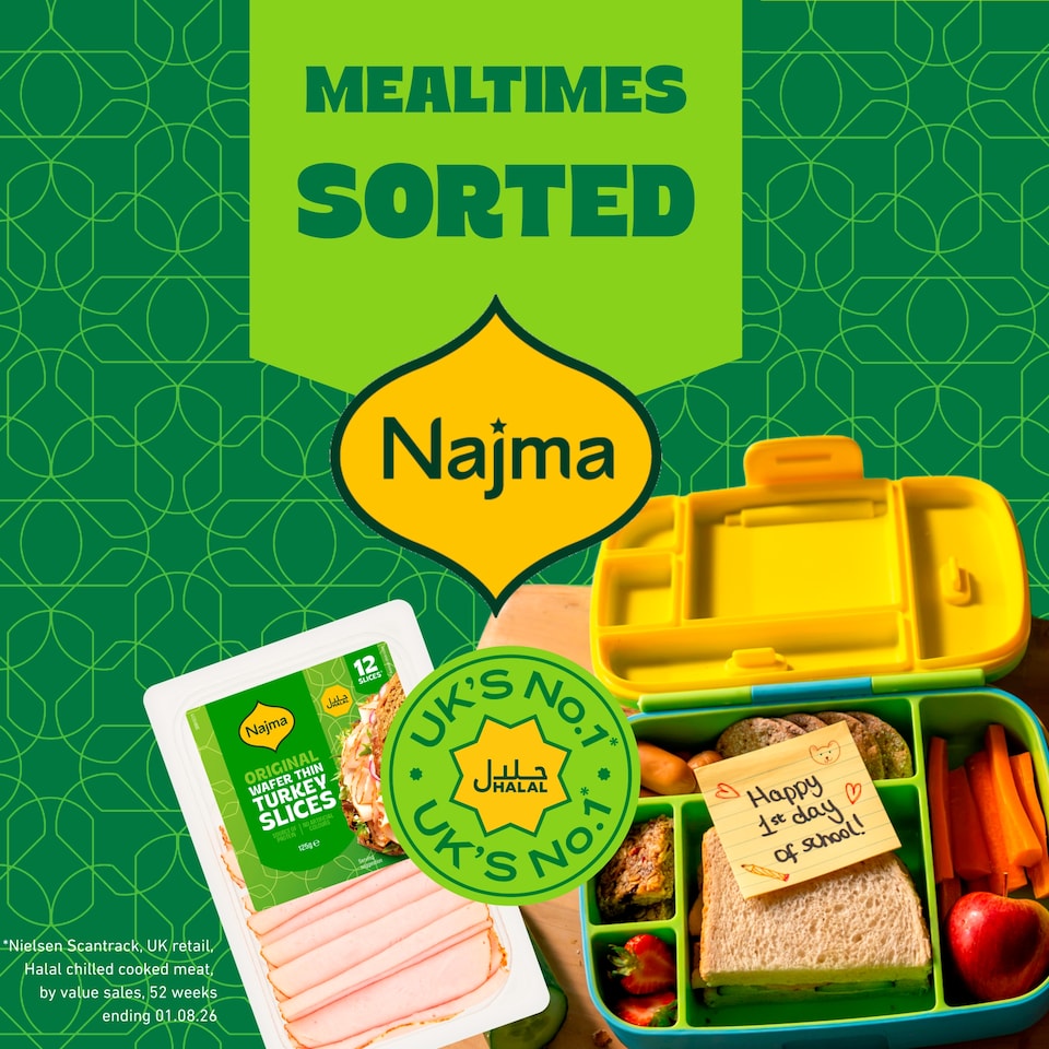 image 1 of Najma Halal Wafer Thin Turkey 125G