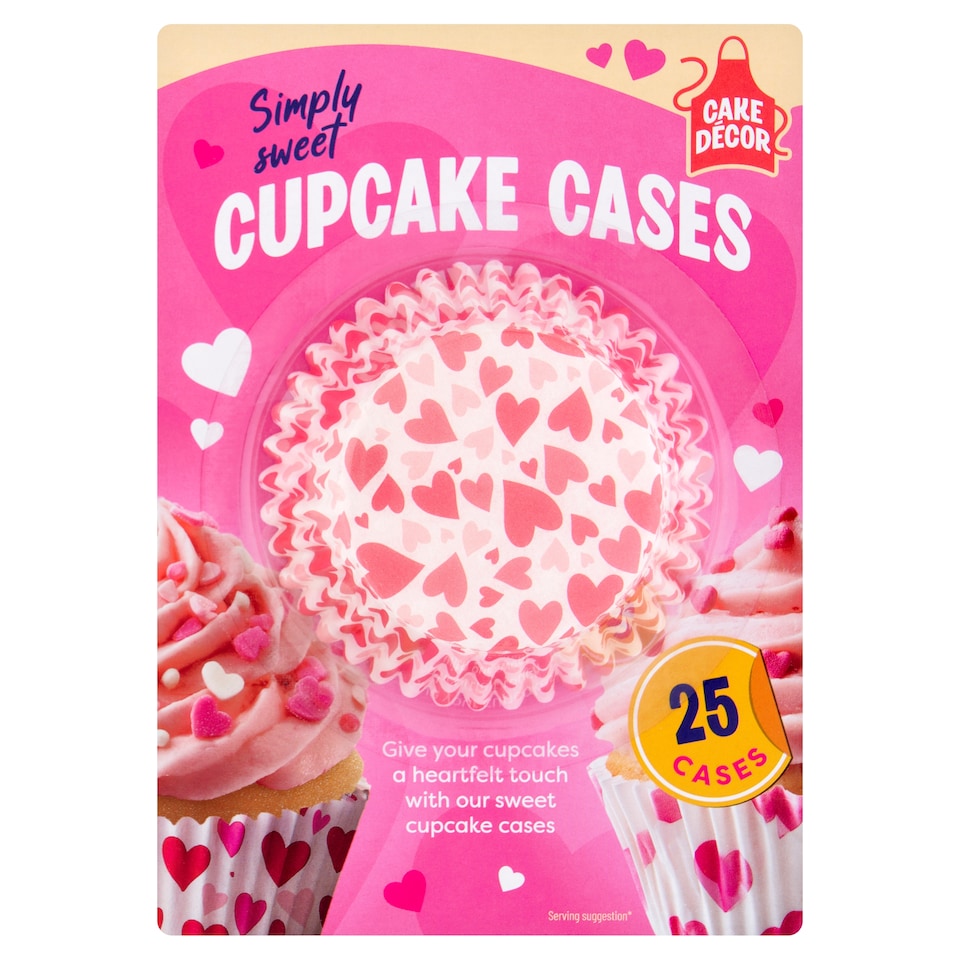 image 1 of Cake Decor Cupcake 25 Cases