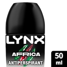Lynx Africa 48h Roll On Antiperspirant Deodorant 50ml