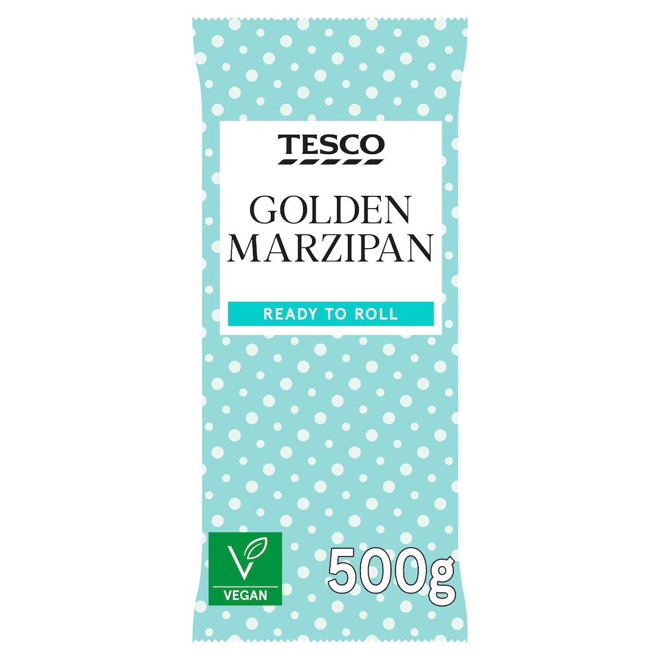 Tesco Sweet Golden Marzipan Ready to Roll 500g