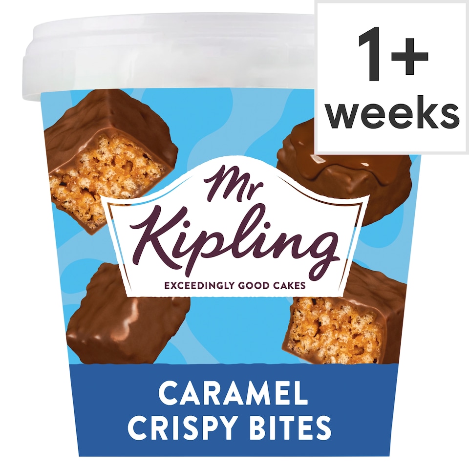image 1 of Mr Kipling Chocolate Caramel Crispy Mini Cake Bites 186g