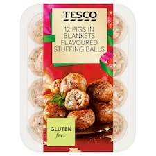 Tesco 12 Pig in Blanket Stuffing Balls 350g