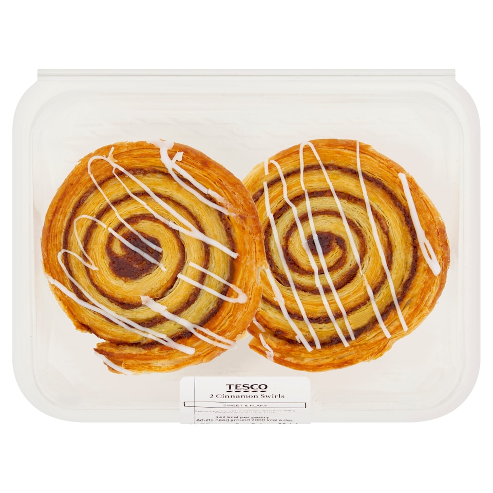 image 1 of Tesco Cinnamon Swirls 2 Pack
